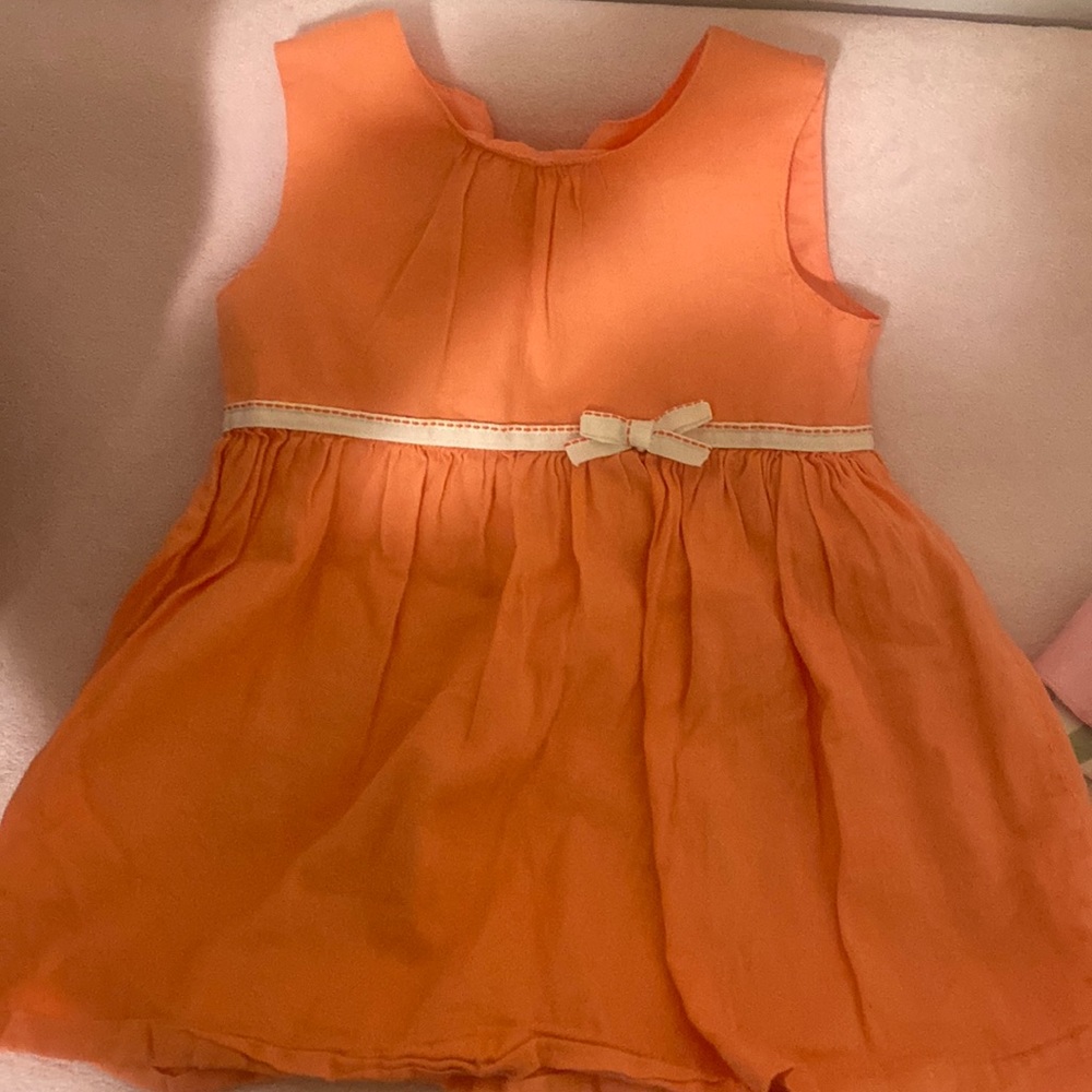 Carters Light Orange Dress